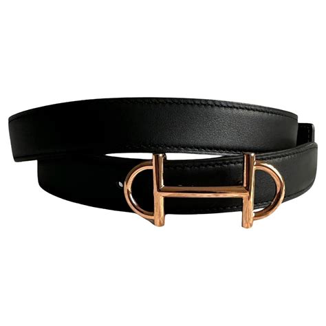 Gamma belt buckle & Reversible leather strap 24 mm.